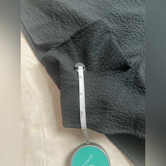 ONIA Womens Black Jumpsuit Size XS Button Down Romper Crinkle Gauge Shorts - Picture 5 of 9